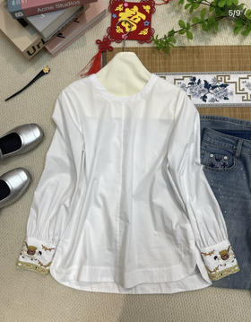 原单重磅刺绣碰撞国风衬衫