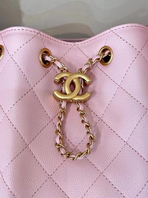 香奈儿 25bag 抽绳水桶包 粉色 小号（LZ） 商品图5