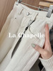 专柜实拍【版型巨正~】拉夏贝尔/La Chapelle棉质舒适好穿高腰单扣多裤袢口袋纯色百搭显瘦牛仔短裤 商品缩略图10