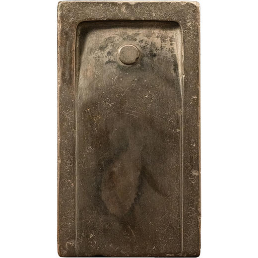 清	乾隆诗文垂柱抄手端砚（红木天地盖） 商品图5