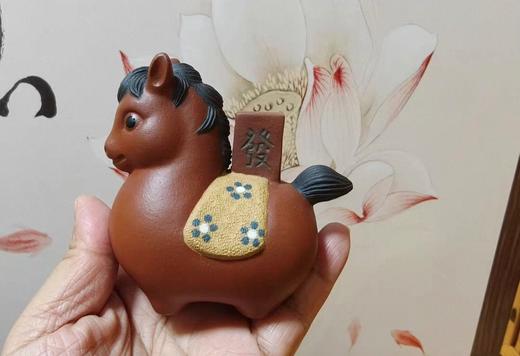 马上发财紫砂茶宠（一对） 商品图2