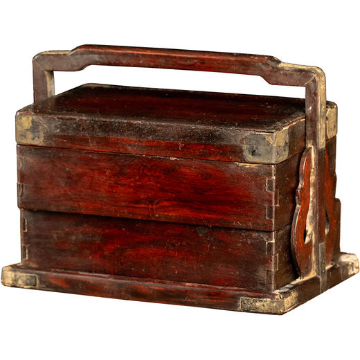 清中期	黄花梨两撞提梁盒 商品图5