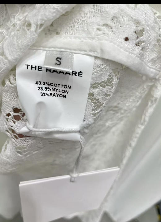 原单新款进口钩花蕾丝镂空小香风外套 商品图4