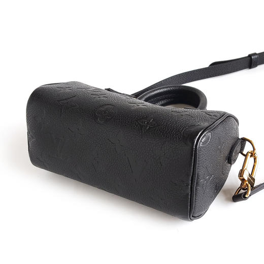 【95新】LV路易威登NANO SPEEEDY M82450黑色全皮压花nano speedy 单肩斜挎手提包女士260326AK09 商品图7