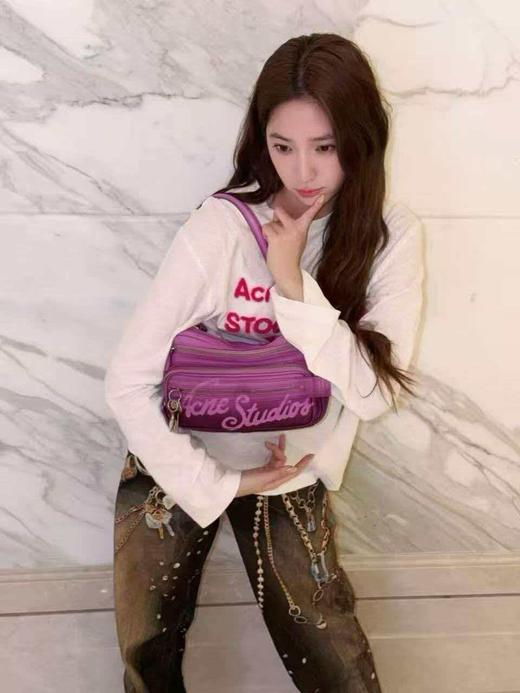 ACNE 1996系列火龙果植绒字母长袖 短袖T恤 商品图8