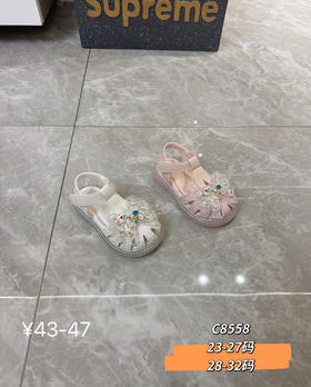 新款凉鞋卡通带灯C8558  23-27 28-32码
