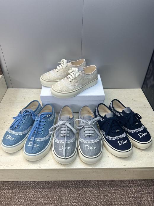 迪奥 2026SS最新款刺绣帆布运动鞋 商品图0