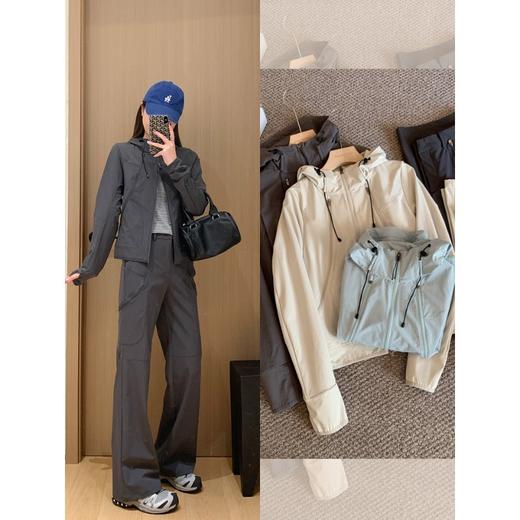 软山套装！2026弹力尼龙登山布立裁分割外套休闲裤户外两件套! 商品图3