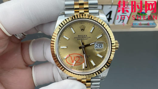 劳力士 VS日志41系列 VS日志V2版 间金款 男士腕表 丹东3235机 五珠带 表径41mm 商品图0