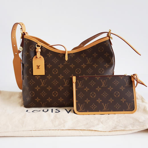 【95新】LV路易威登M46203小号棕色老花carryall单肩斜挎包女士260326AK32 商品图1