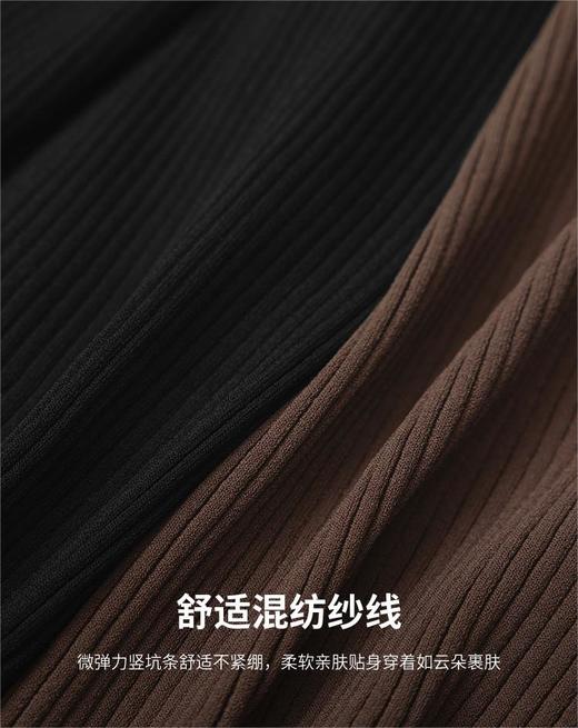 米思阳优雅镂空短袖针织衫女5Y25AU5413 商品图4