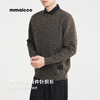 墨麦客男装2025年冬季新款微阔衬衫假两件针织衫男士套头毛衣男潮 商品缩略图0