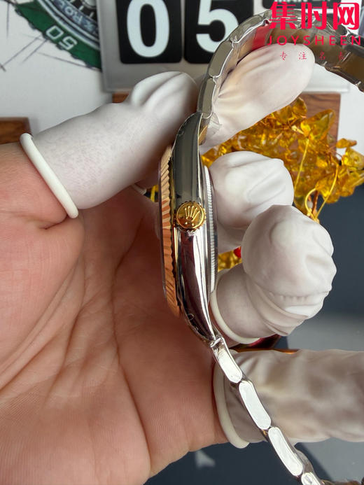劳力士 VS日志41系列 VS日志V2版 间金款 男士腕表 丹东3235机 板带 三珠带 表径41mm 商品图3