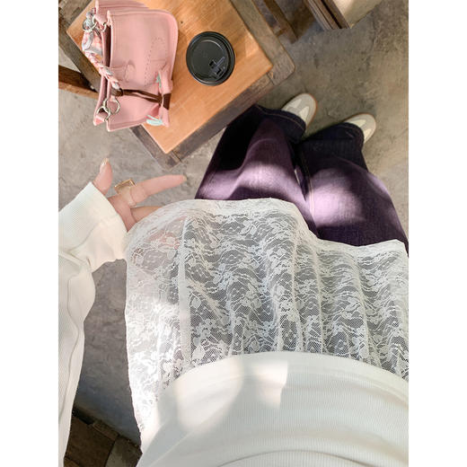 <曾小咸推荐>3.31现货秒杀 ！微信超特价！韩系蕾丝边打底衫 日常139.99 立减70 秒杀69.99！！ 商品图3