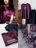 绝绝紫显白字母印花美式T恤 商品缩略图0