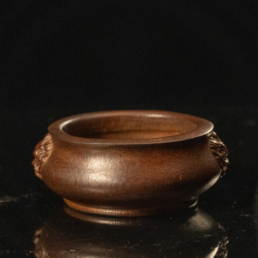 清	竹雕兽耳圈足香炉 商品图0