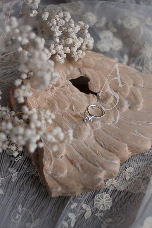 Rosa Maria 26SS ZANBAK 花朵手工银戒 商品图0