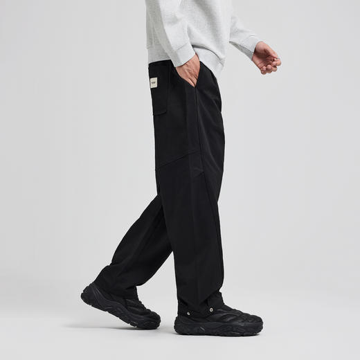 墨麦客男装美式弯刀阔腿裤2025秋季新款日系复古工装裤子男91425 商品图3