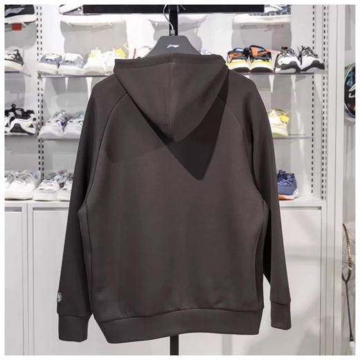 MJ| 李宁卫衣男子2025春季新款反伍系列宽松休闲套头连帽上衣AWDV025-4 商品图1