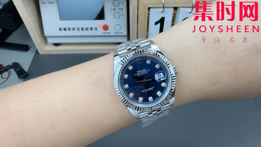 劳力士 VS日志41系列 VS日志V2版 蓝盘钻面 男士腕表 丹东3235机 五珠带 表径41mm 商品图5