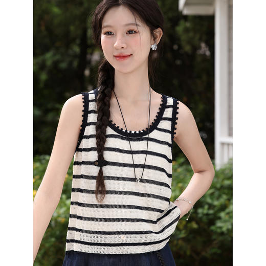 鹿向南【0330/20:00新品前一小时5折限量100件】黑色背心吊带 商品图2