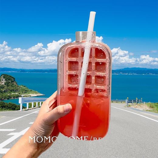 【0接触脱冰❗便携冰格水壶】冰壶冰块模具 按压式冰格水壶 水杯家用食品级制冰盒冻冰块杯神器。rh 商品图1