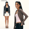 Ariseism 黑标 100%羊毛连帽针织开衫女春季新款上衣 商品缩略图1