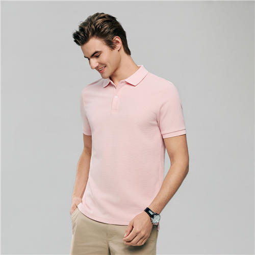 佐丹奴男装26年新款净色棉感华夫格肌理短袖POLO衫01016295 商品图4
