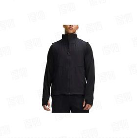 露露 Water-Repellent系列纯色休闲防风弹力柔软网格拉绒立领无马甲