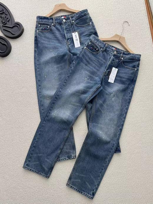 【ss1】26新款男子复古做旧水洗直筒牛仔长裤！！ 商品图1