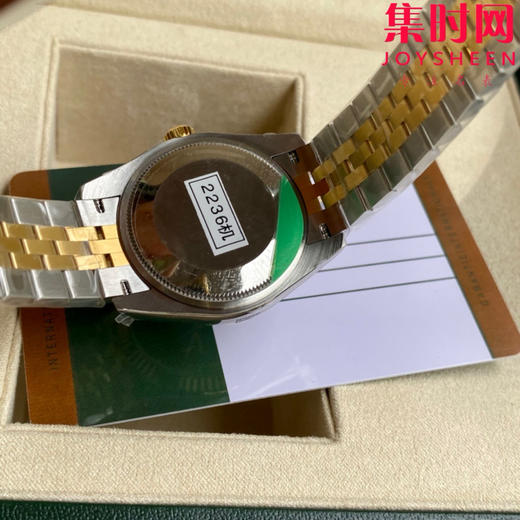 劳力士GS日志型系列 女款31mm 日志31系列 间金绿罗马 女士腕表 搭载改Cal.2236全自动机械机芯 商品图6