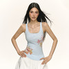 Ariseism 美式复古双色海边背心女夏季新款外穿吊带 商品缩略图0