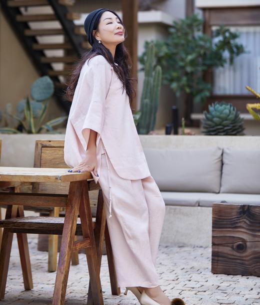 【林栖设计小店】手工挂饰|温柔新中式改良氅衣2026夏新款宽松百搭衬衣1962102 商品图2