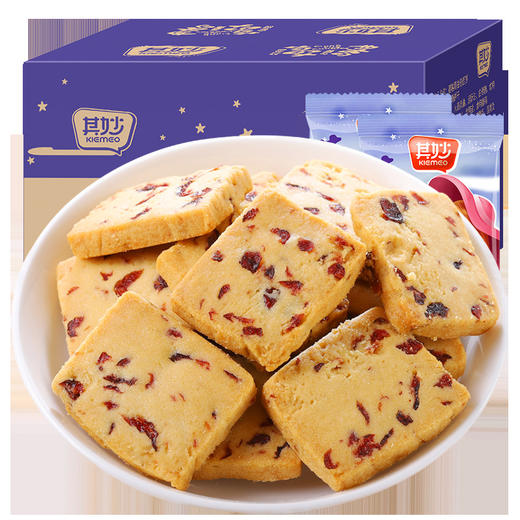 【酸甜酥香❗好吃不腻】蔓越莓曲奇饼干整箱早餐网红办公室小零食小吃下午茶办公室休闲食品单独小包装。rh 商品图3