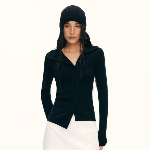 Ariseism黑标 90%羊毛针织开衫女春季新款上衣 商品图4