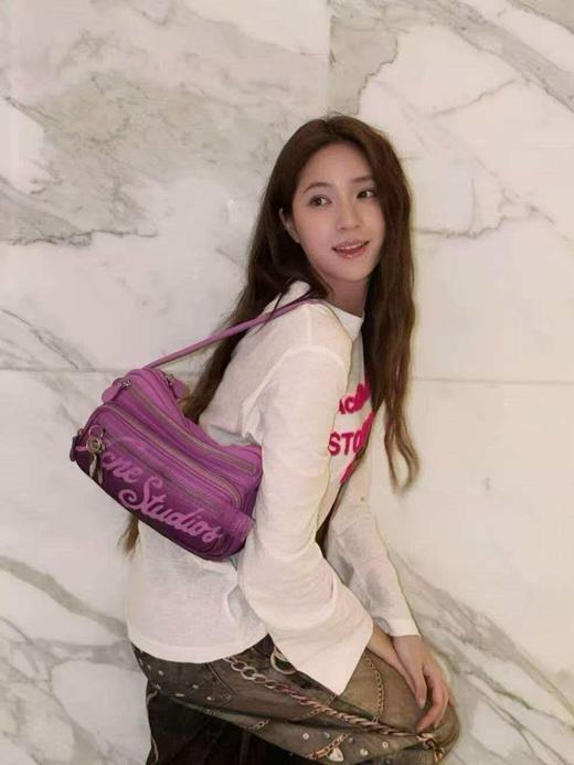 ACNE 1996系列火龙果植绒字母长袖 短袖T恤 商品图9