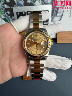 劳力士 VS日志41系列 VS日志V2版 间金款 男士腕表 丹东3235机 板带 三珠带 表径41mm