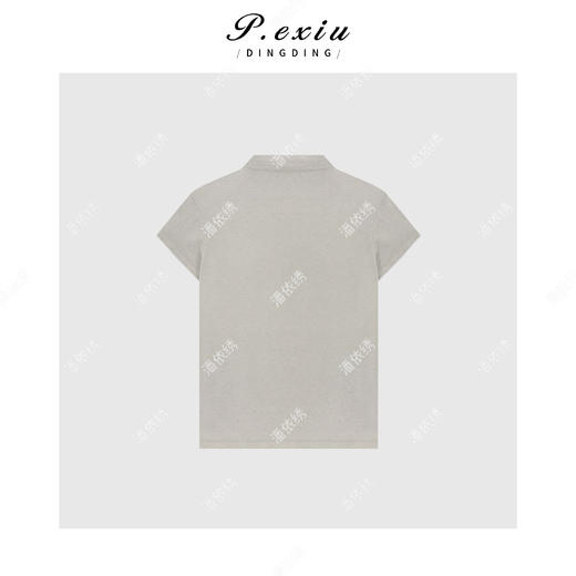 03-5潘依绣丁丁宠粉简约百搭修身圆领短袖T恤Q3651 商品图1