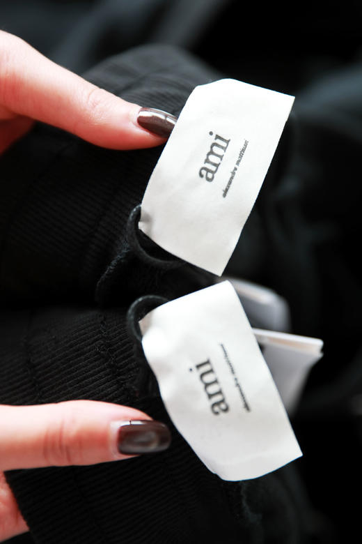 真的好显瘦，yyds阔腿裤一枚。后兜儿小标刺绣松紧腰长裤E032860 商品图1