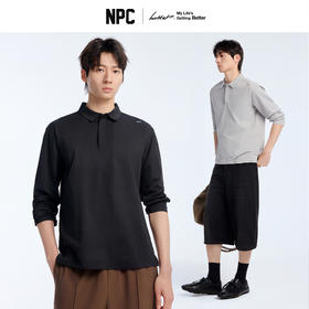 NPC潮牌舒适百搭压胶POLO衫透气激光冲孔运动POLO衫夏NP61TP34