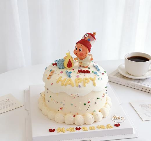 多款式~星星人吹蜡烛卡通蛋糕-低糖处理无添加 商品图1