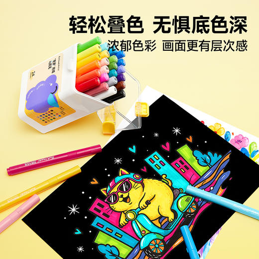 Touch mark丙烯马克笔儿童画画笔可叠色拍立得涂鸦丙烯马克笔 商品图1