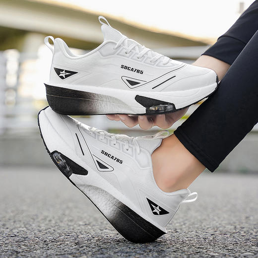 【超轻透气 包裹性强 轻便软弹】情侣款缓震休闲跑鞋 商品图6