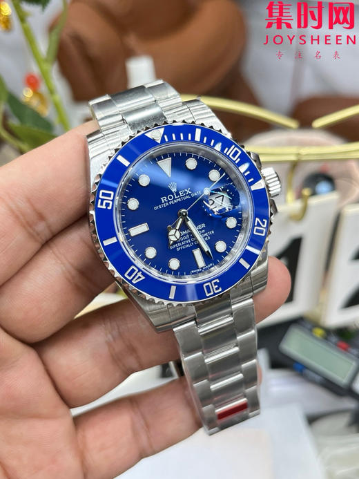 VS劳力士潜航者型"蓝水鬼" 丹东3135机 VS蓝水鬼40 二代水鬼 男士腕表 商品图3
