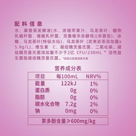 MM 山姆 Drinksba岩茶活性益生菌气泡康普茶 230ml*20 商品图4