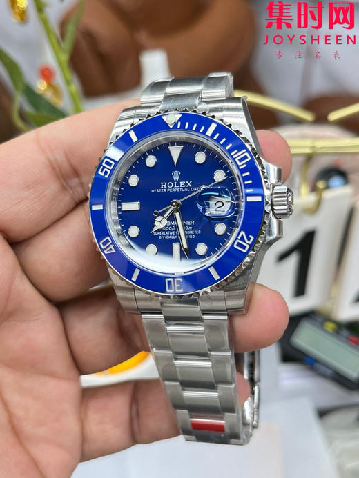 VS劳力士潜航者型"蓝水鬼" 丹东3135机 VS蓝水鬼40 二代水鬼 男士腕表 商品图4