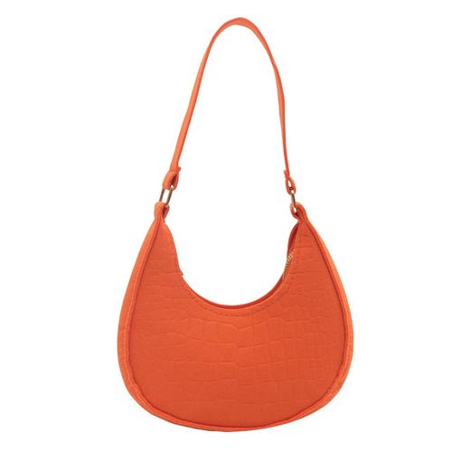 【舒适手提！顺滑拉链】纯色气质女士包潮流韩版秋冬新款石头纹腋下包休闲单肩手拎包。xa 商品图4