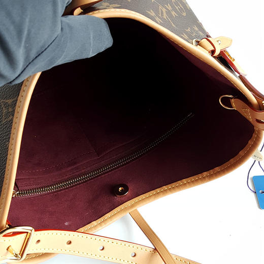 【95新】LV路易威登M46203小号棕色老花carryall单肩斜挎包女士260326AK32 商品图8