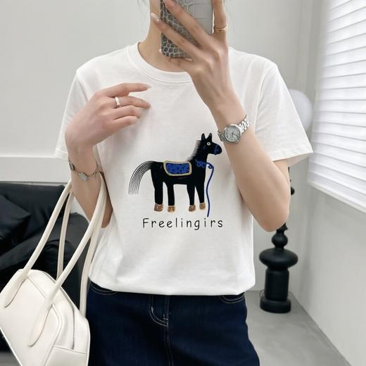 【任选3件加入购物车，满267元减178元，到手89元3件】卷卷紫短袖系列 面料舒适亲肤柔软透气 九个款式任选 百搭休闲时尚 商品图3