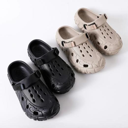 拖两穿！包头防滑~沙滩~踩屎感软底透气休闲男女拖鞋 商品图2